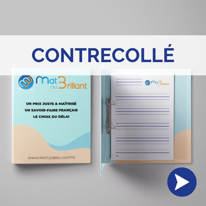 Classeur contrecollé